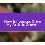 How Influences Drive My Artistic Growth